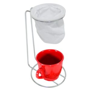 MINI COADOR DE CAFÉ C/CANECA 90ML CR