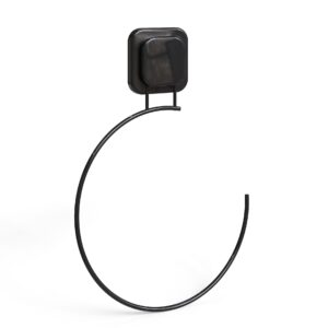PORTA TOALHA ROSTO REDONDO 18CM COM VENTOSA PT
