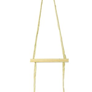 SUPORTE SUSPENSO DUPLO 15 CM PARA VASOS - MADEIRA